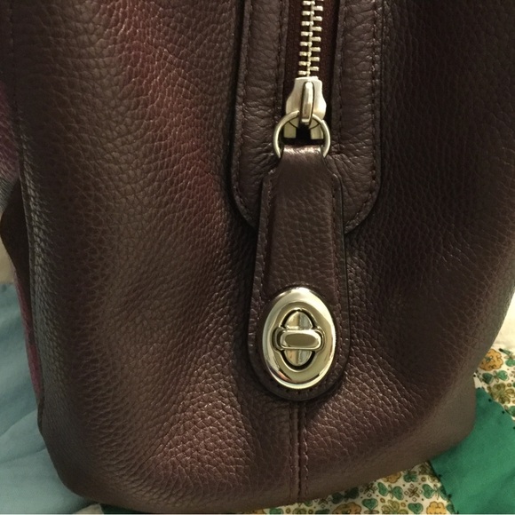 SOLD!! Coach Edie 31 Canyon Quilt Patchwork Cyclamen~OXBLOOD CALICO PRAIRIE~RARE - Picture 13 of 16